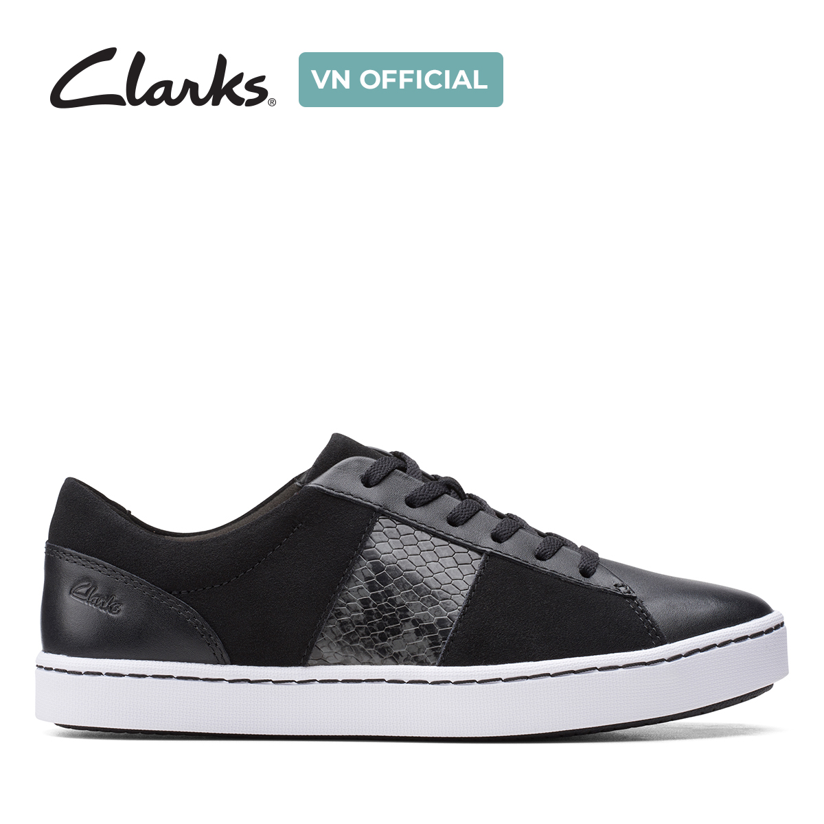 Giày Sneaker Da Nữ Clarks - Pawley Rilee