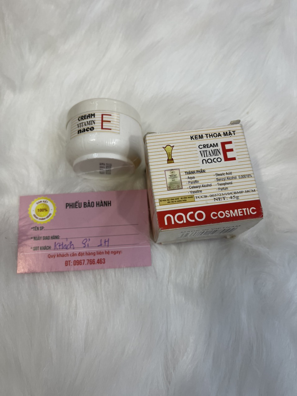 Kem Vitamin E naco dưỡng ẩm cho da