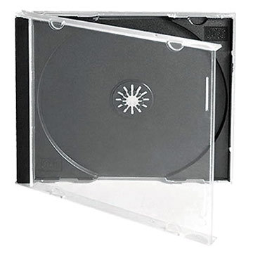 Set 5 hộp đựng cd đen dày đẹp - hộp cd-dvd - cd box black - dvd box black