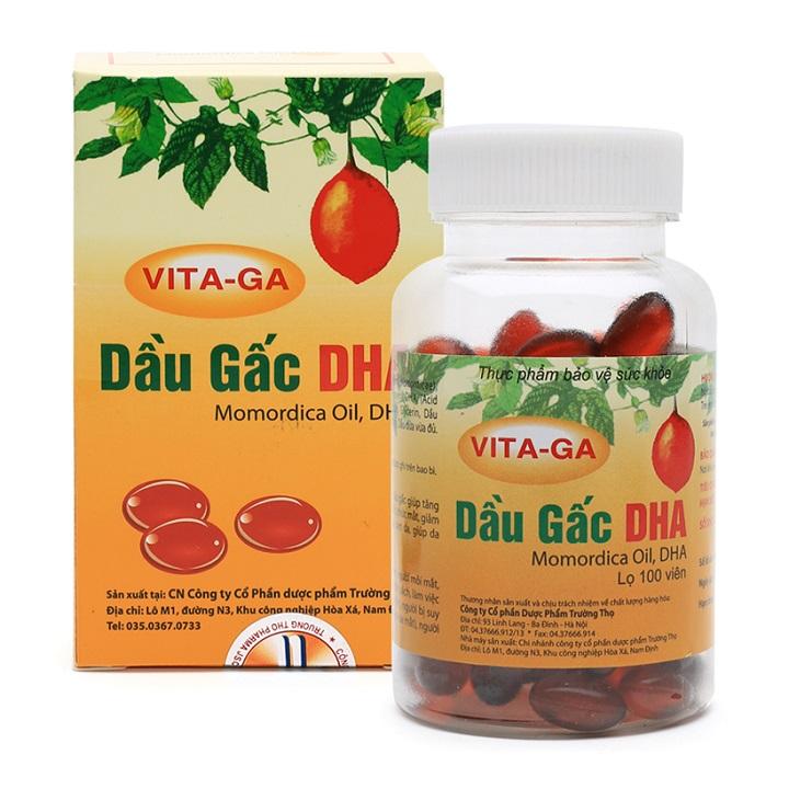 Dầu gấc bổ mắt DHA Vita-Ga cho đôi mắt sáng khỏe