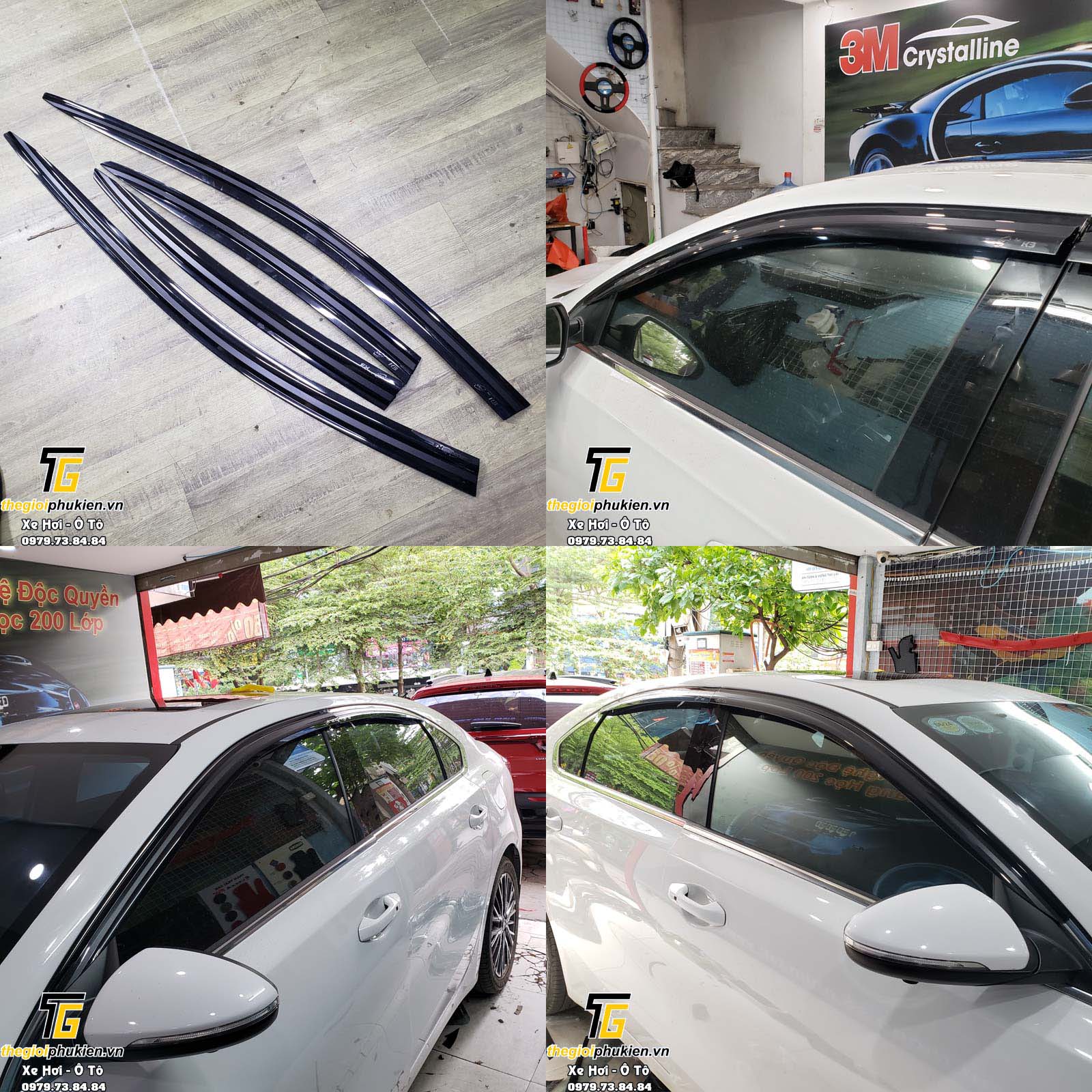 Bộ vè che mưa abs kia new k3 2022 cao cấp