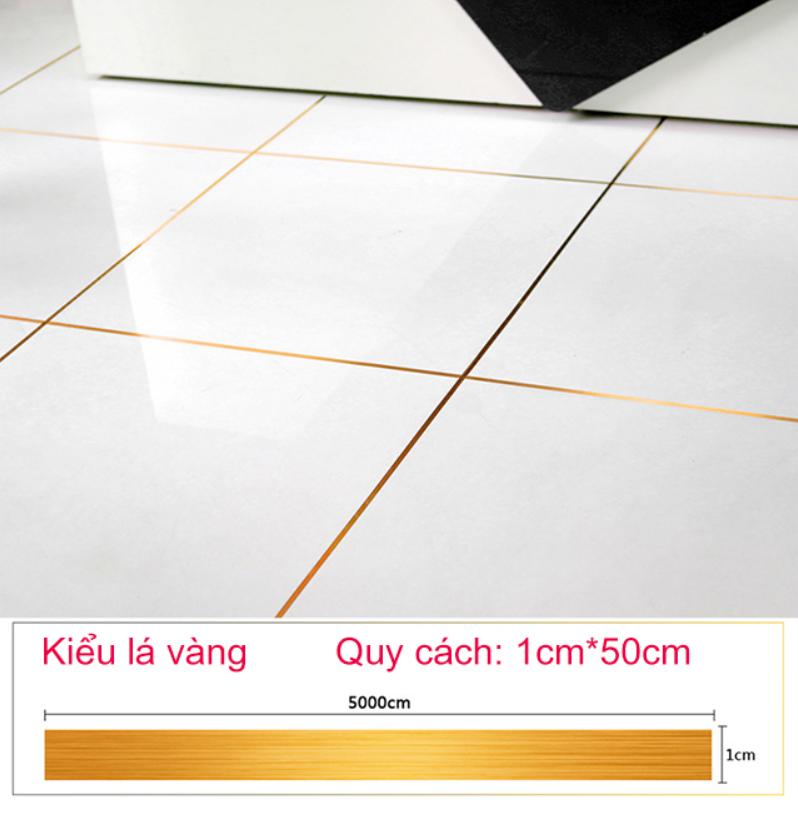 Phụ Kiện Thuận Lợi - Ron dán lấp kín khe hở sàn gạch tường gạch chống nước Royal King (Gold 50m)