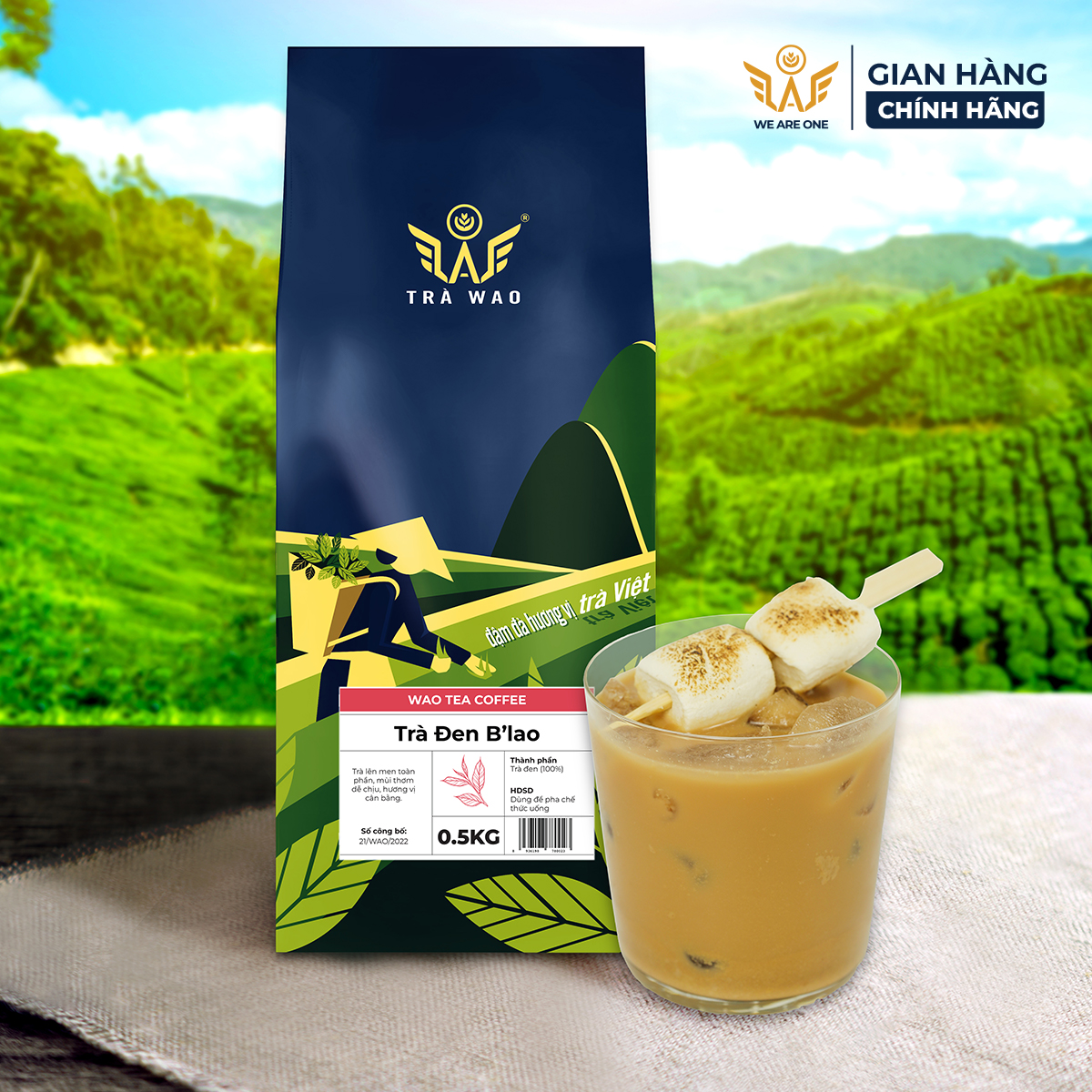 B'Lao Wao Black Tea (0.5kg) Makes Rich, Economical Milk Tea.