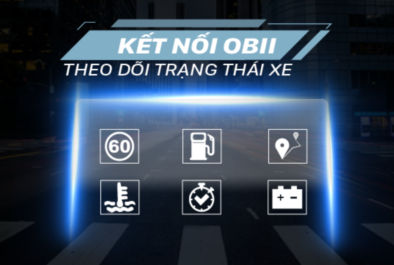 HUD HIỂN THỊ KÍNH LÁI VIETMAP H1N [Bảo hành 1 năm]
