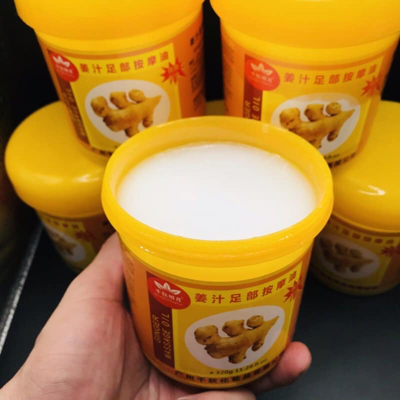Kem massage chân gừng hũ 320g