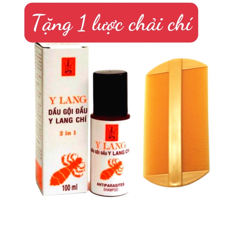 Dầu gội chí y lang 100ml-tặng 1 lược chải chí
