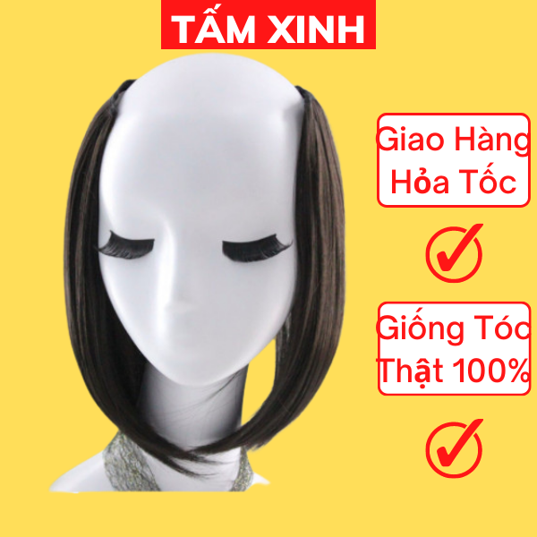 2 Kẹp phím phồng chân tóc 2 bên
