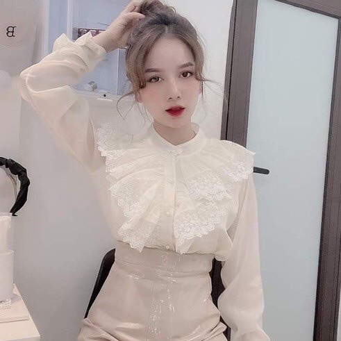 Áo sơ mi voan tiểu thư