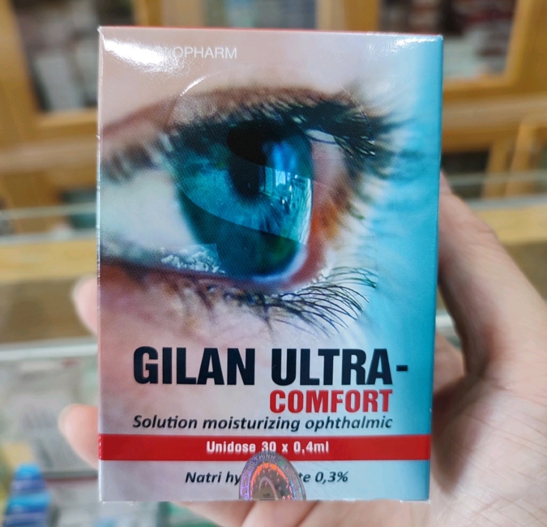 [Free ship + Quà Tặng] Dung dịch nhỏ mắt Gilan Ultra Comfort 0.3% (Hộp 30x0.4ml)