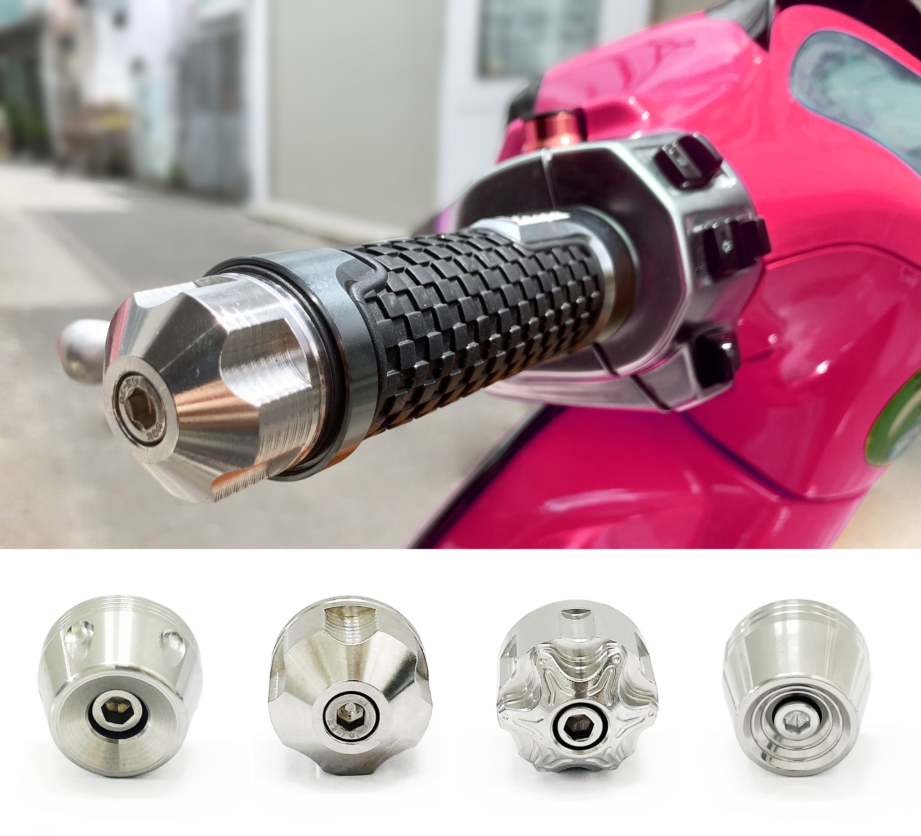 Cặp gù Inox Salaya kiểu dáng Sao Biển dành cho các loại xe