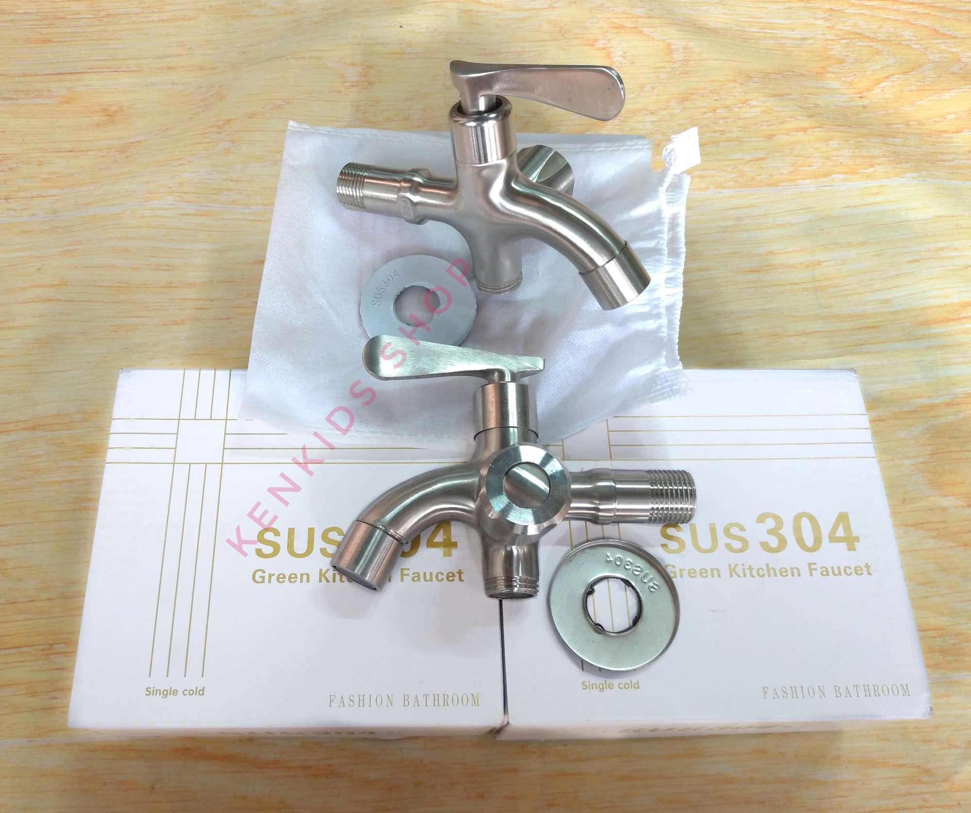 Vòi nước củ sen tắm inox 304