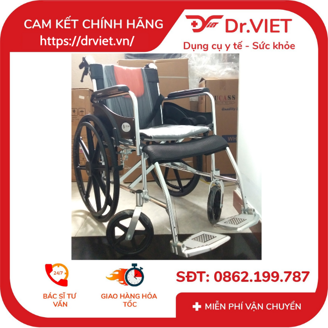 Luknitting x81l [genuine] aluminum frame wheelchair-first aid in walking fine for the elderly, with the disabled