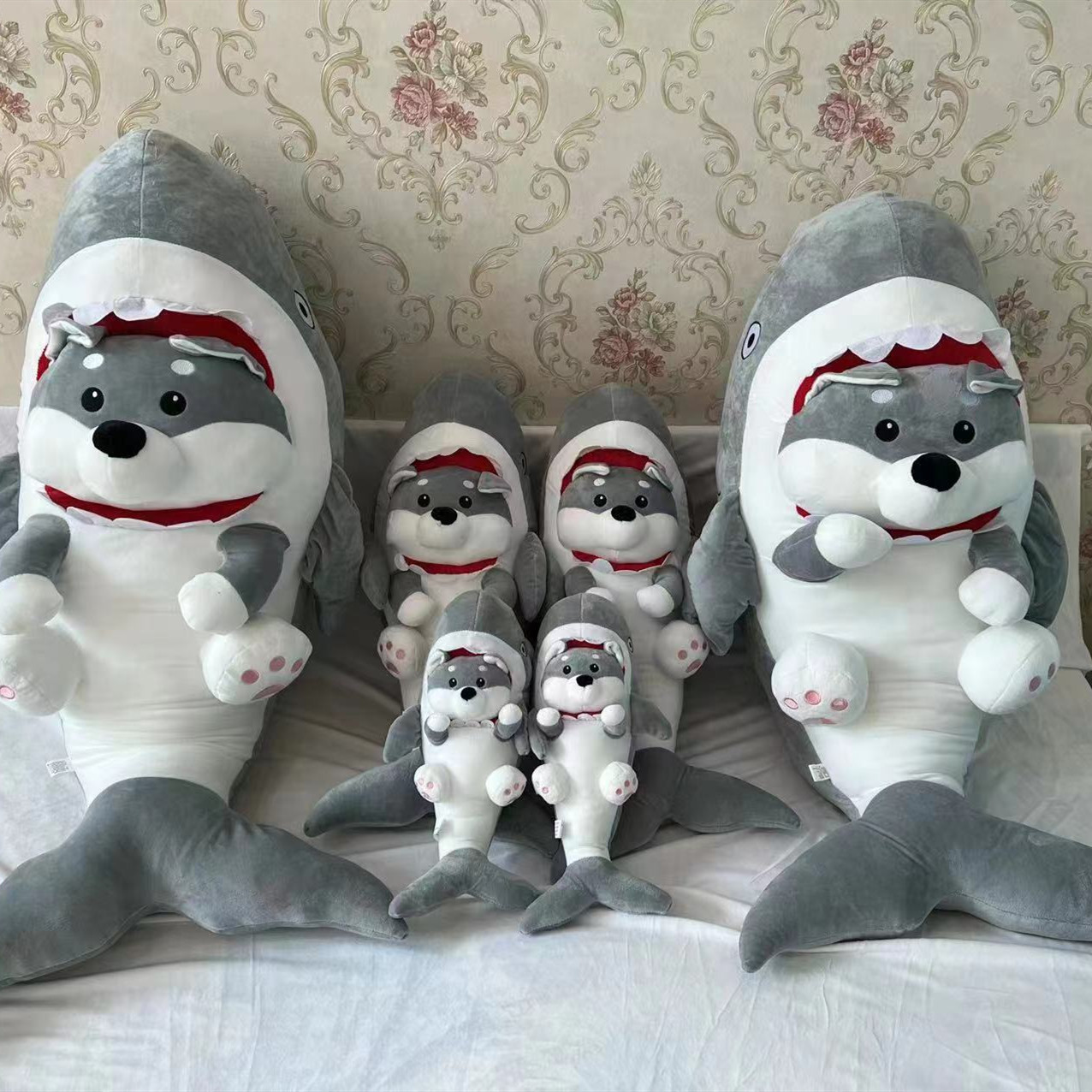 Gấu Bông HusKy Cá Mập Cao Cấp Hafuto