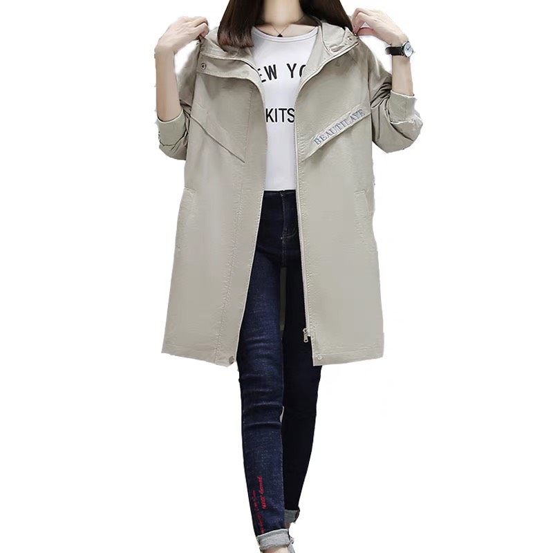 [HCM]ÁO KHOÁC KAKI NỮ KIỂU DÁNG HÀN PHOM DÀI SIÊU MẪU HOT HOT DZA89