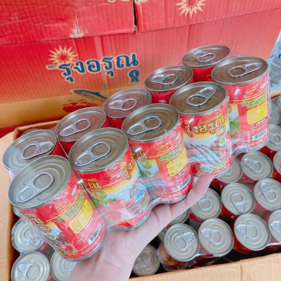 Cá mòi sốt cà Rungaroon Thái Lan 1lốc 10lon