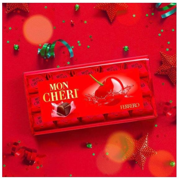 HỘP SOCOLA MON CHERI 157G (15 VIÊN)