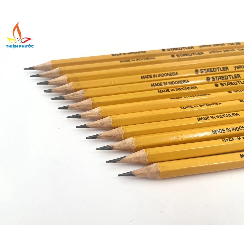 Bút chì 2B Staedtler 134 có gôm tẩy SUKADO