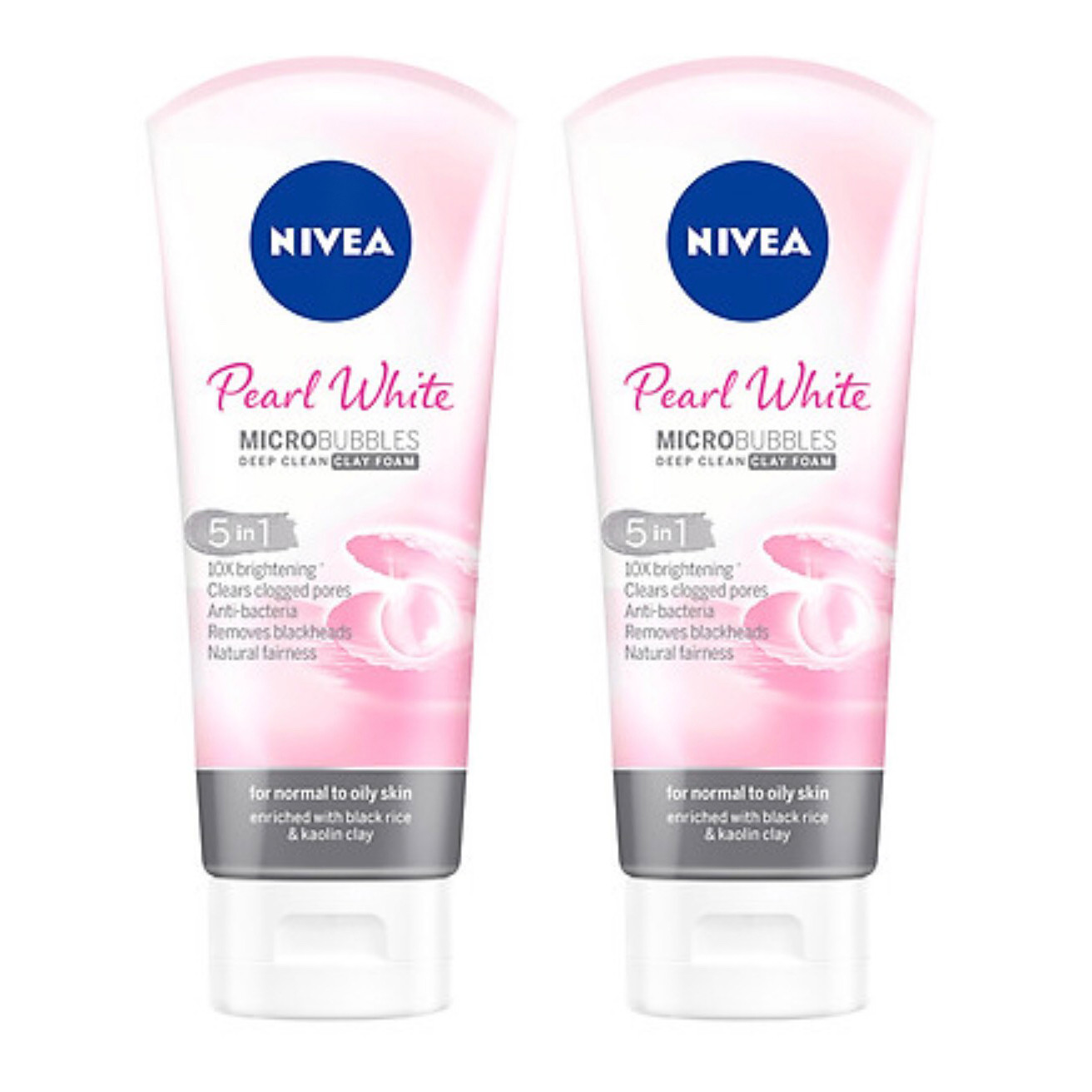 Sữa rửa mặt nivea whitening 10x sạch sâu dưỡng trắng - 100g