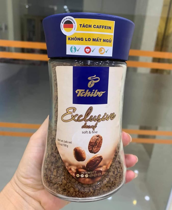 Cà phê hòa tan hiệu TCHIBO Decaf - Lọ 100g