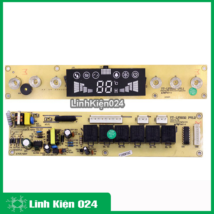 Bo Mạch Quạt Điều Hòa YT-LFS032 PV1.2