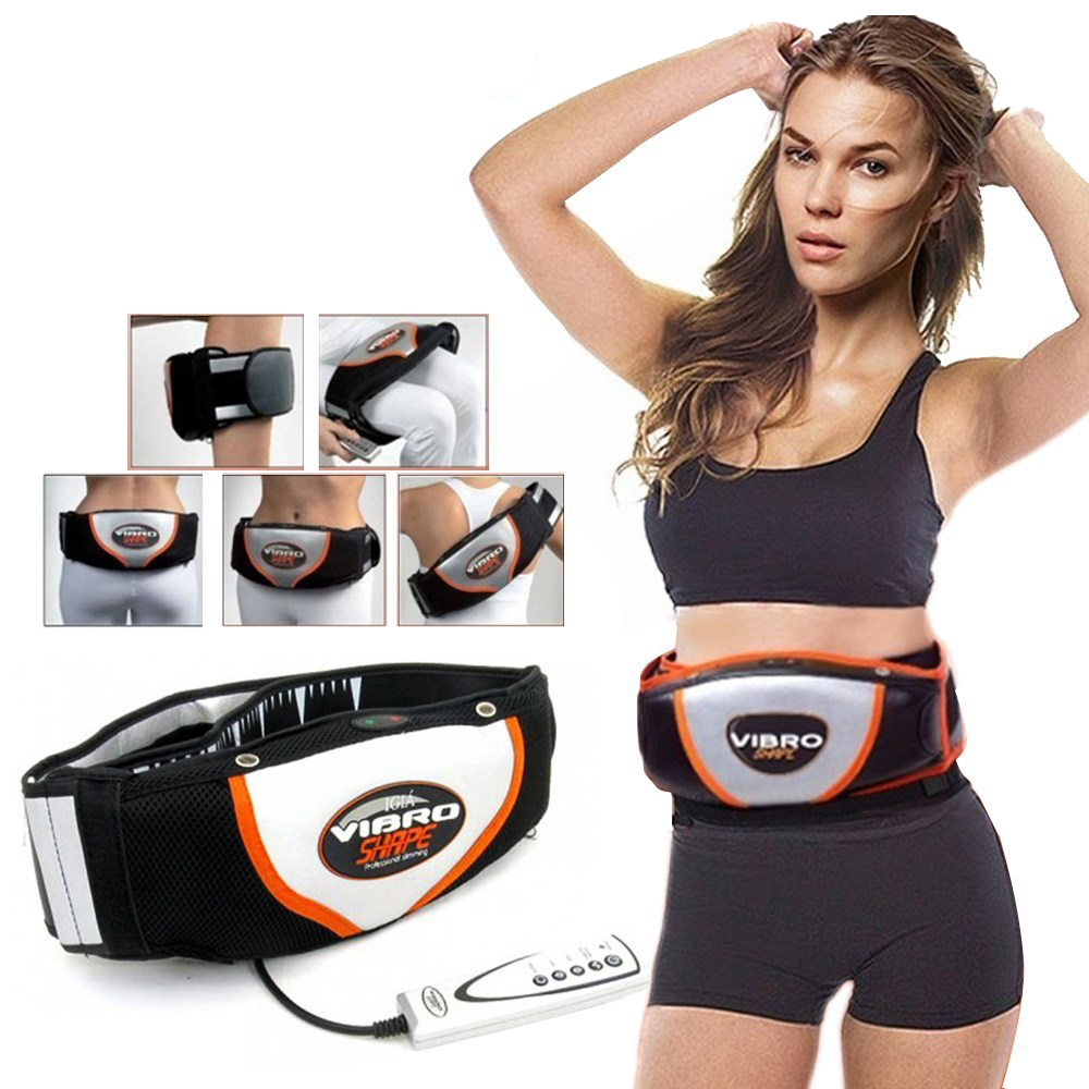 Đai Massage Giảm Mỡ Bụng Vibro Shape quấn nóng