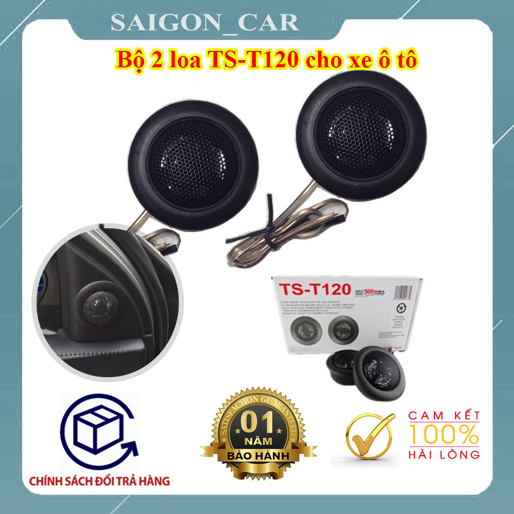 Cặp 2 loa treble ts-t120 cực chất 4ω200w - có video test loa, có kỹ thuật hướng dẫn lắp từ xa
