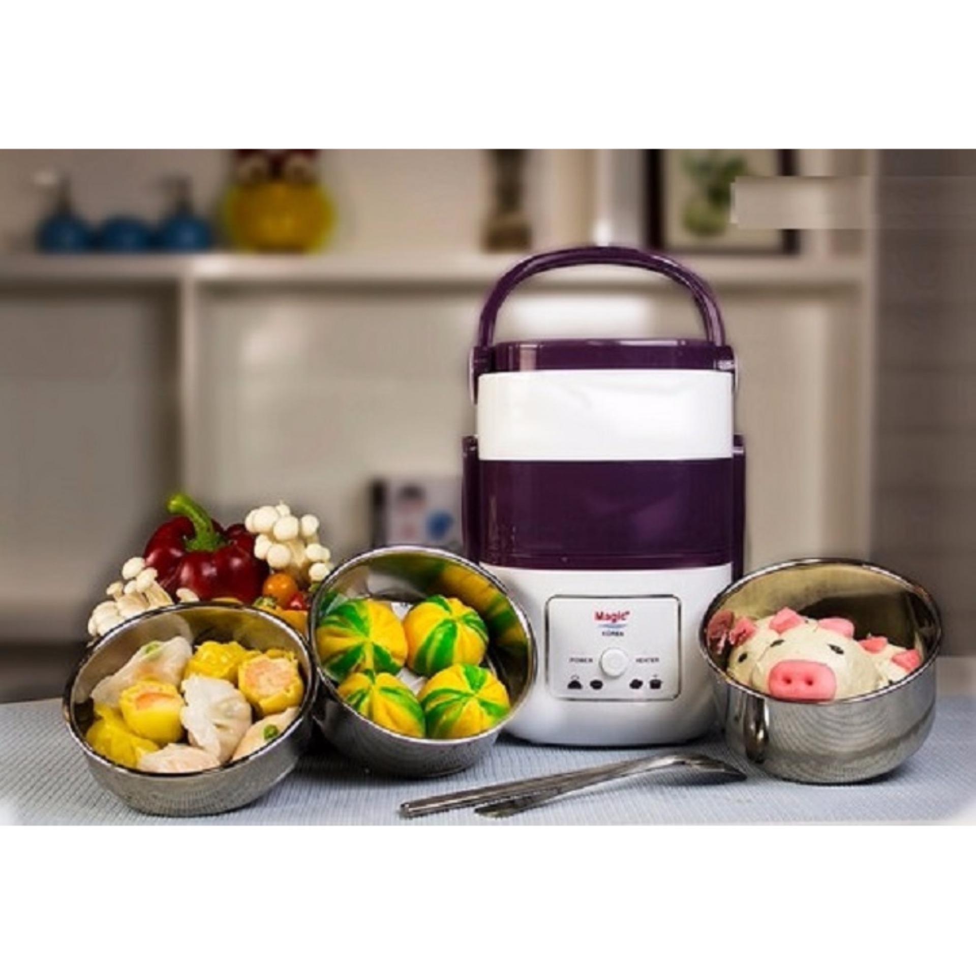 Hop dung com giu nhiet, Hộp cơm cắm điện của nhật, Cà men giữ nhiệt, Bình ủ cơm cắm điện, Hộp thức ăn thông minh, Nồi hâm cơm văn phòng - Hộp nấu và hâm nóng thức ăn SST2019 cao cấp, Tiện lợi, An toàn