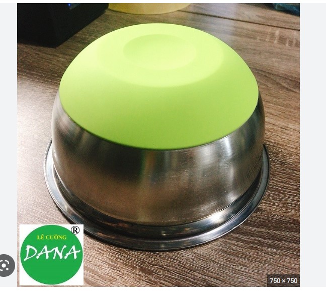 Âu / thố trộn bột đế silicon chống trượt size 20cm