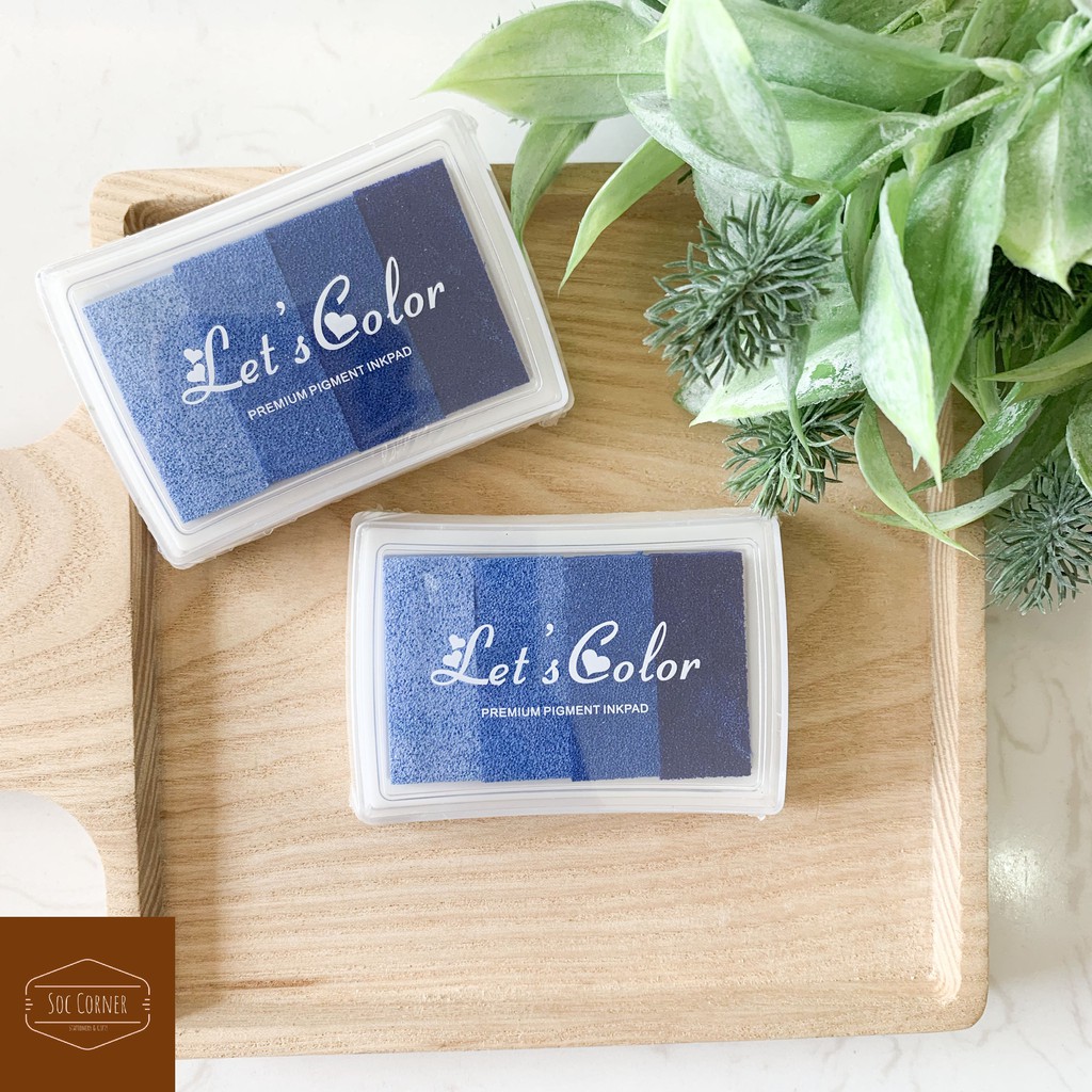 [HCM]Mực Inkpad 4 màu Lets Color