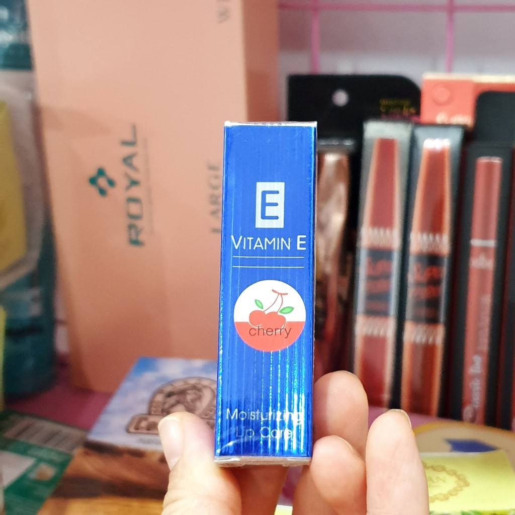 [CHÍNH HÃNG] Son Dưỡng Môi Aron Vitamin E Cherry Thái Lan