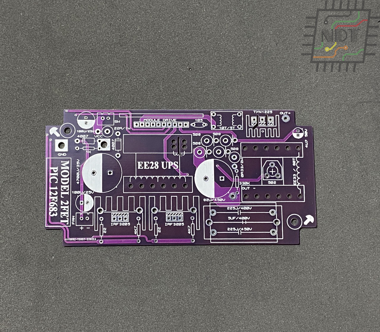 PCB board mạch 2 FET (CÓ VIDEO HƯỚNG DẪN LẮP RÁP)