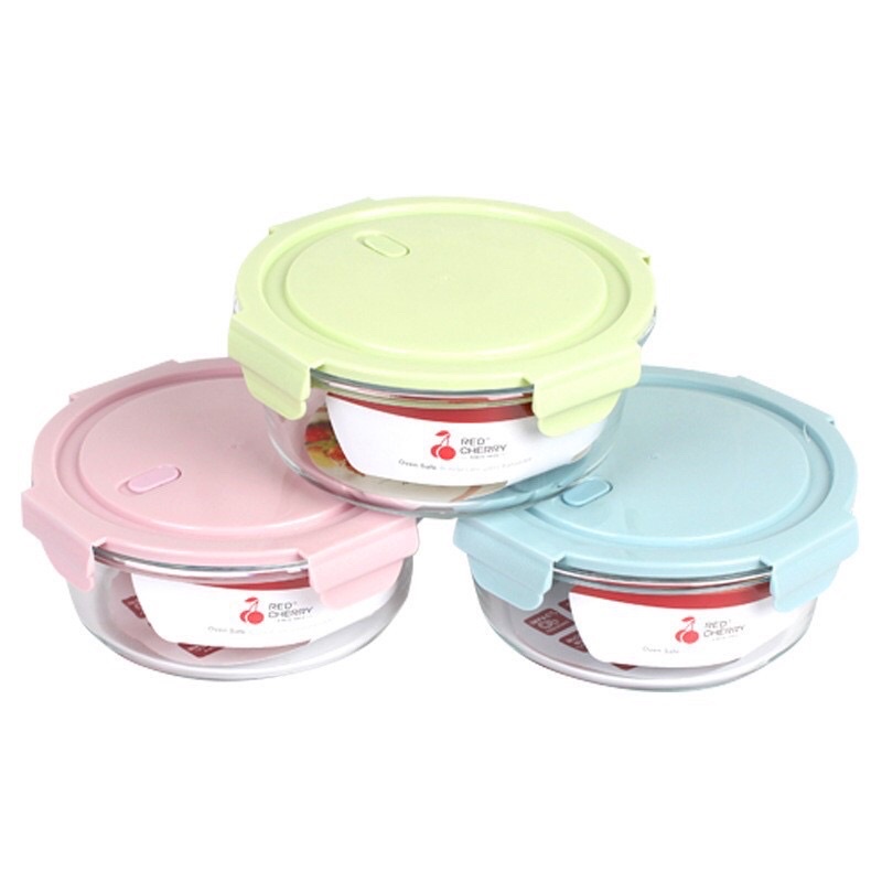 Hộp Cơm Thủy Tinh Tròn 400ml