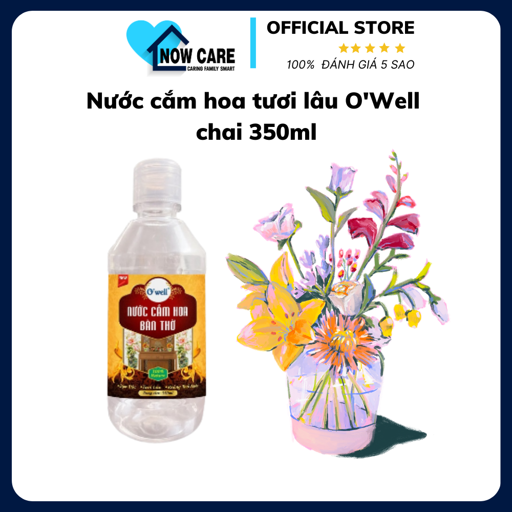 Nước cắm hoa tươi lâu O'Well chai 350ml