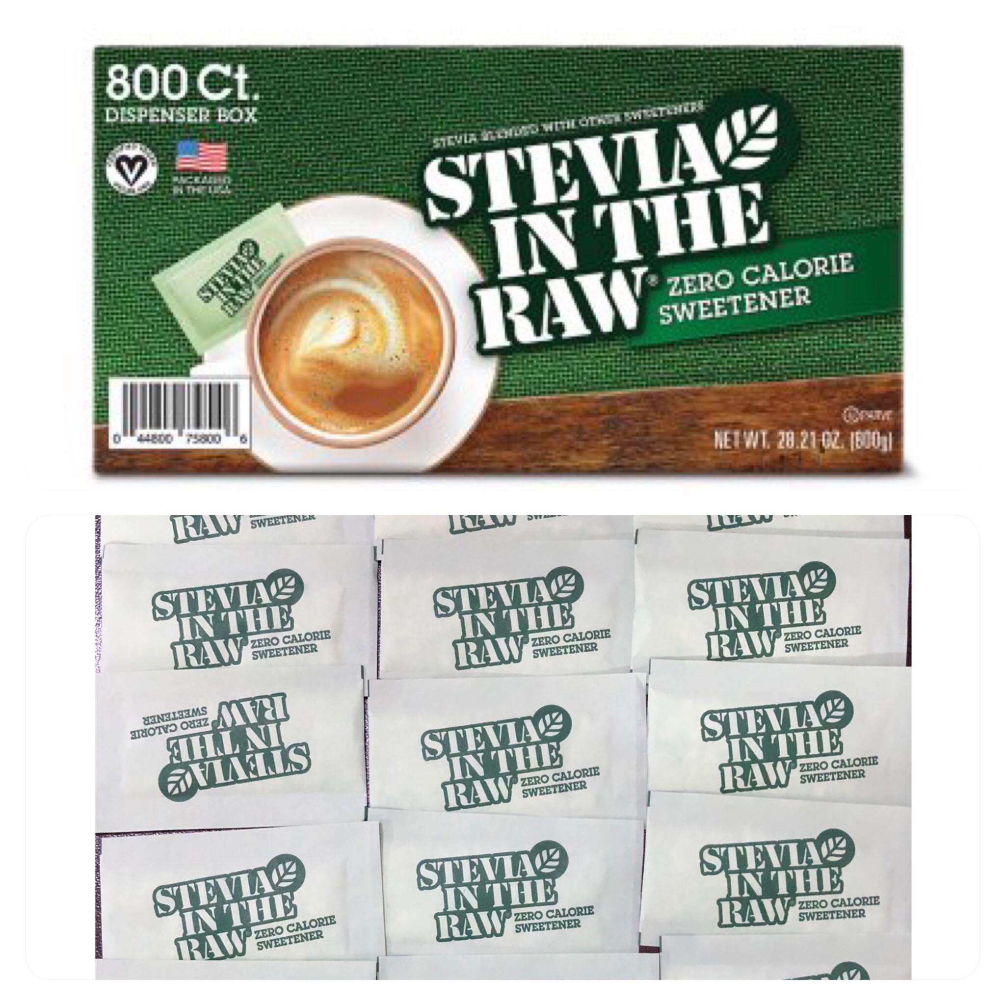 Đường ăn kiêng Stevia In The Raw 1200 gói của Mỹ - Chiết xuất từ lá cỏ ngọt muasamnhanh