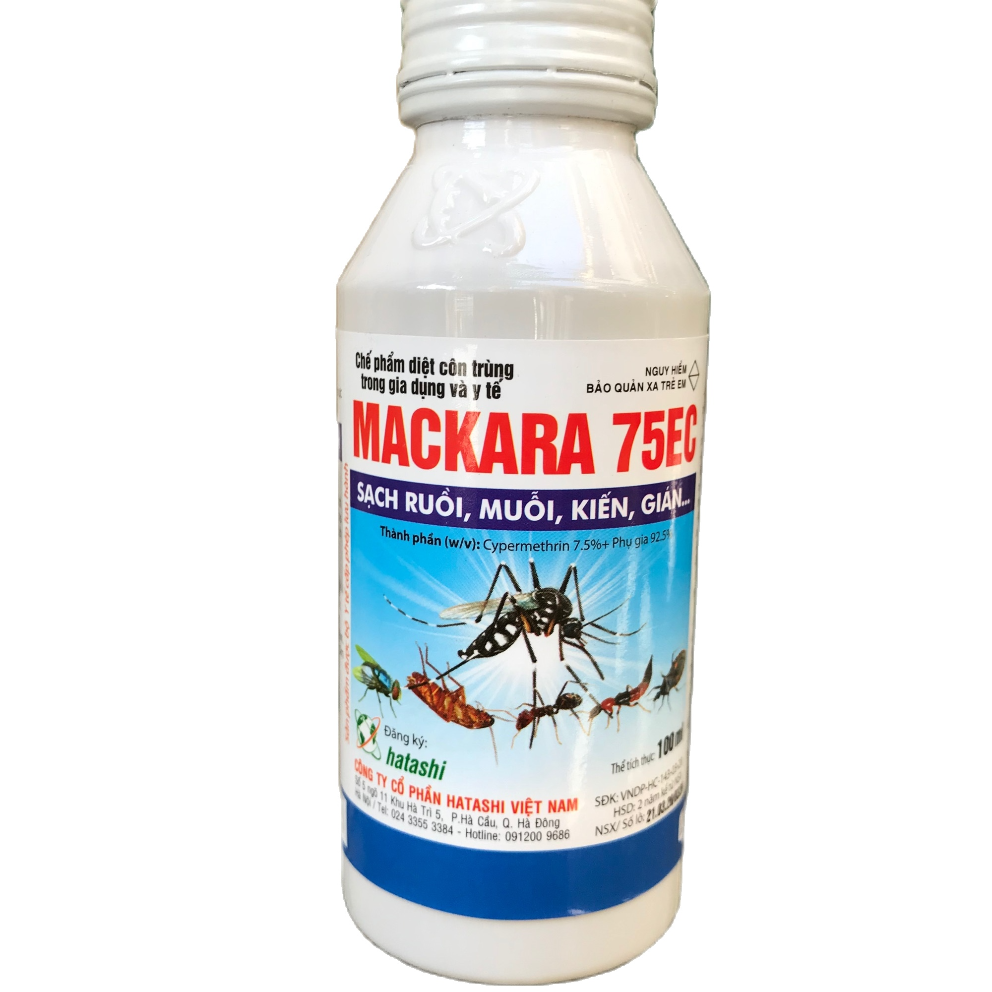 Thuốc xịt muỗi y tế Mackara 75ec chất lượng nhập khẩu thuốc diệt muỗi
