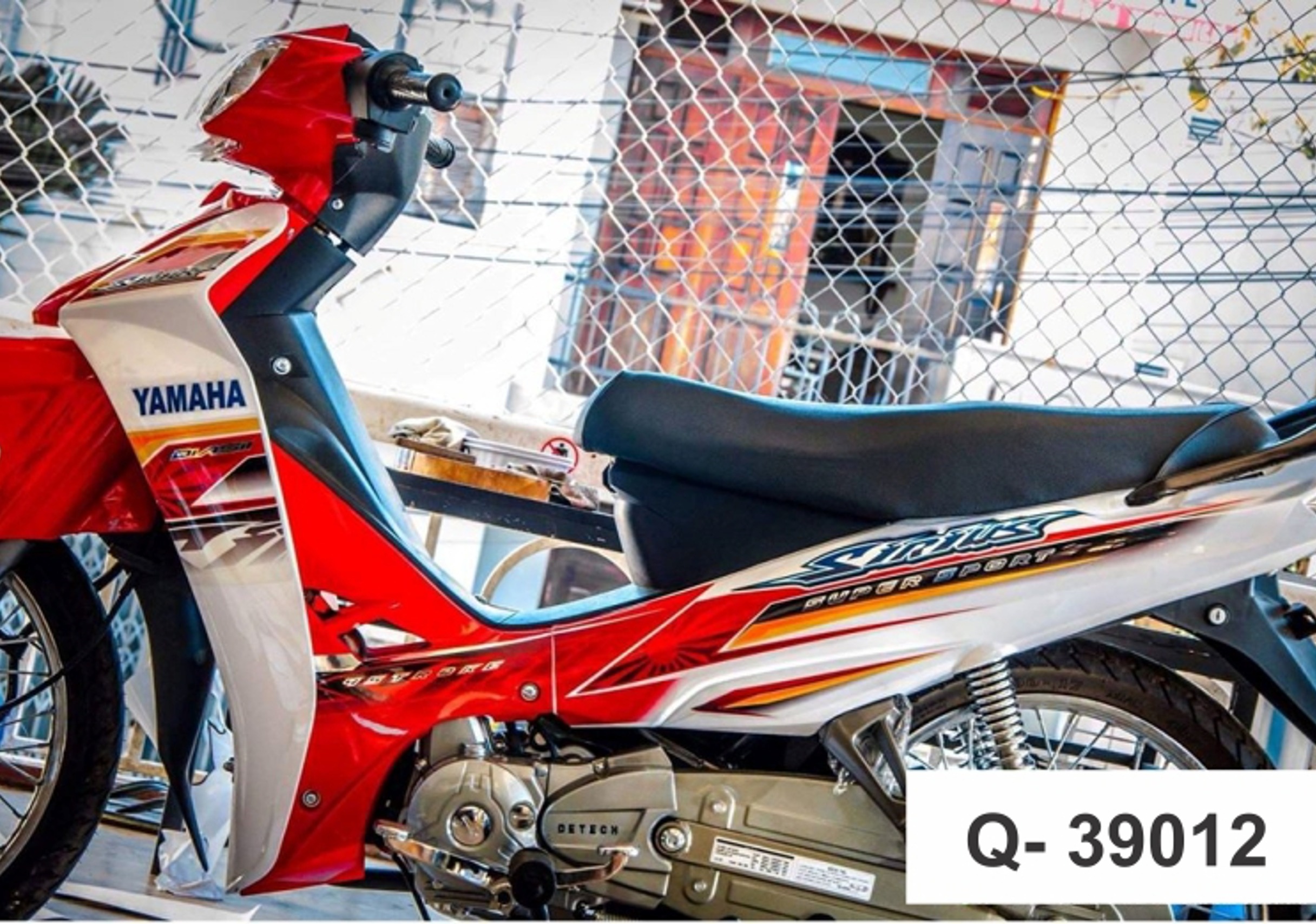 Tem rời xe sirius mặt trời trắng đỏ