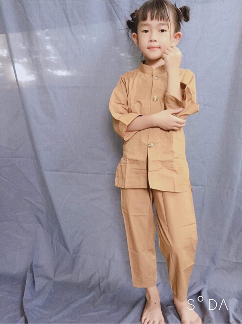Áo Lam Đi Chùa Trẻ Em
