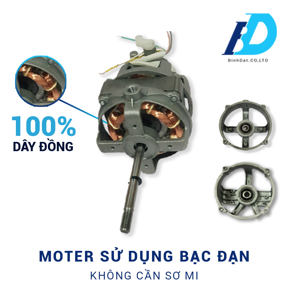 Moter Quạt Điện B4 Dây Đồng 100% SỬ DỤNG BẠC ĐẠN (KHÔNG CẦN SƠ MI)