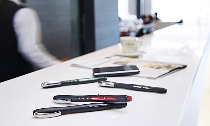Combo bộ 2 bút bi ký STABILO bl@ck nét 0.7/1mm BLK