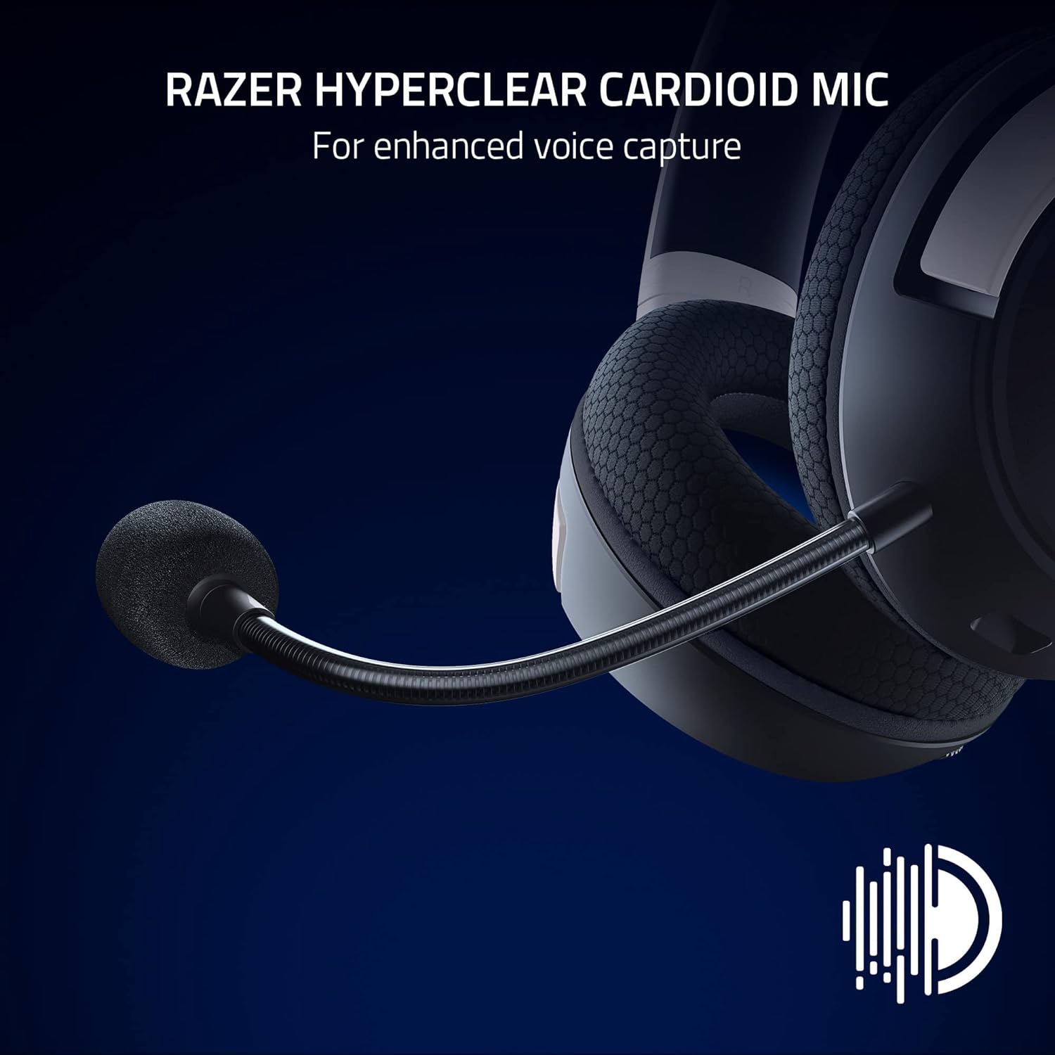 Razer Kaira HyperSpeed (PlayStation Licensed) - Wireless Multi-Platform Gaming Headset (Tai nghe không dây) | 50mm Drivers | HyperClear Cardioid Mic | Memory Foam Cushions | Blueto