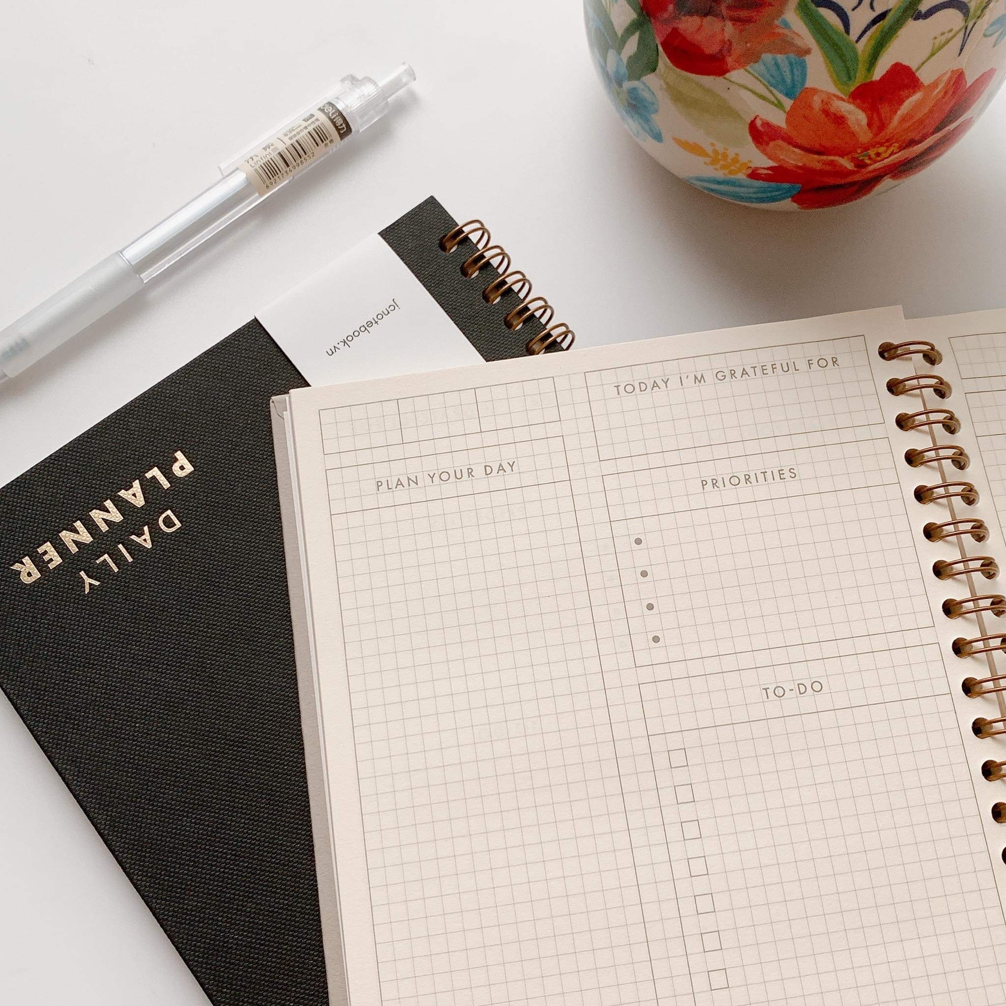 Sổ Lên Kế Hoạch Cao Cấp Daily Planner - Planner Notebook - JC Notebook