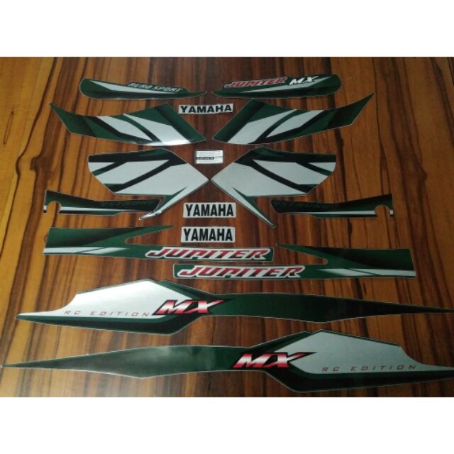 Bộ tem Jupiter Mx màu xanh nhớt hàng nhập Thái Lan