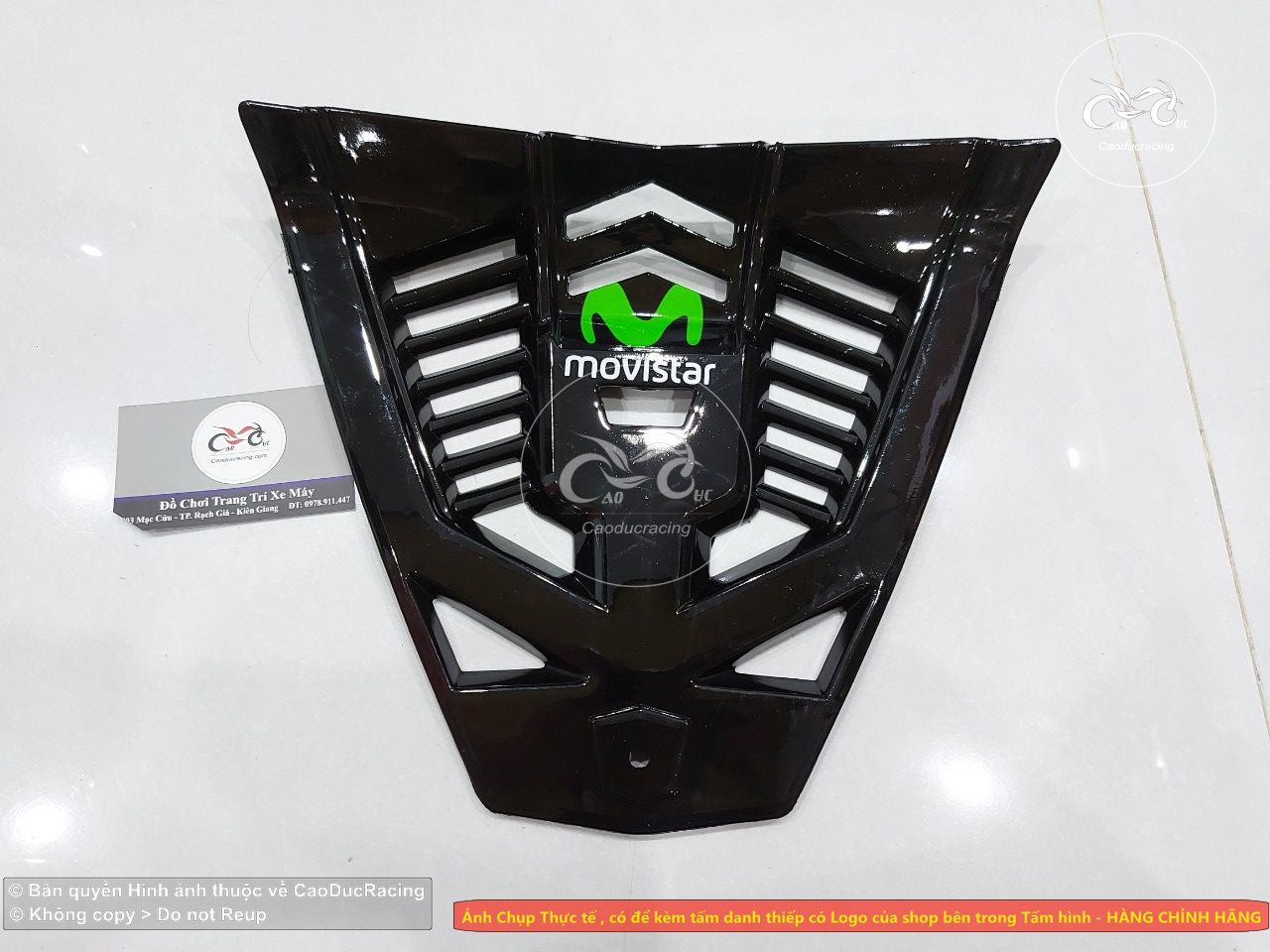 Chắn bùn trước EX150 Ver 3 đen bóng khe gió lớn - tam giác lắp được các đời EXCITER 150 bảo vệ lốc máy khỏi bùn bẩn