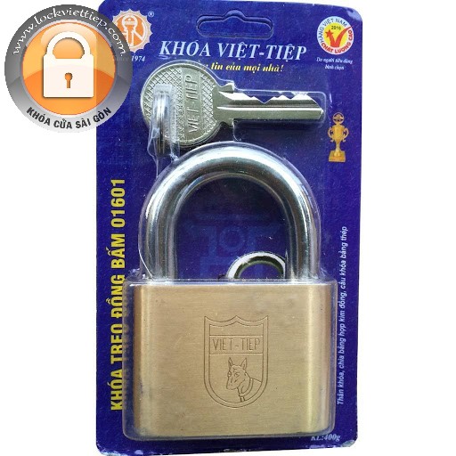 Ổ Khóa đồng bấm việt tiệp 01601