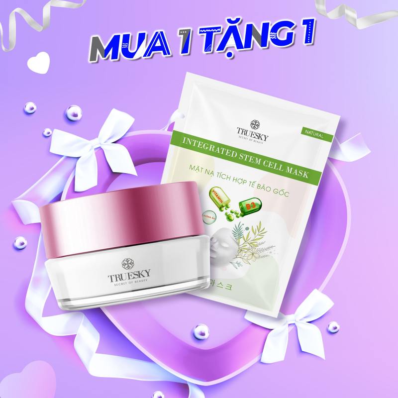 Kem làm mờ nám da Truesky chiết xuất hoa anh đào giúp dưỡng trắng da, làm mờ thâm nám, chống lão hoá 8g - Melasma Cream giá rẻ