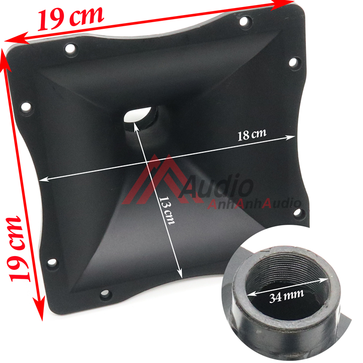Họng treble 450  kích thước 19 x 19 khuyết  giá 01 chiếc
