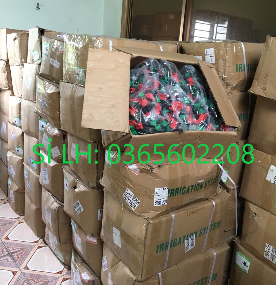 100 van khởi thủy ống nhỏ giọt phi 16mm bao gồm ron