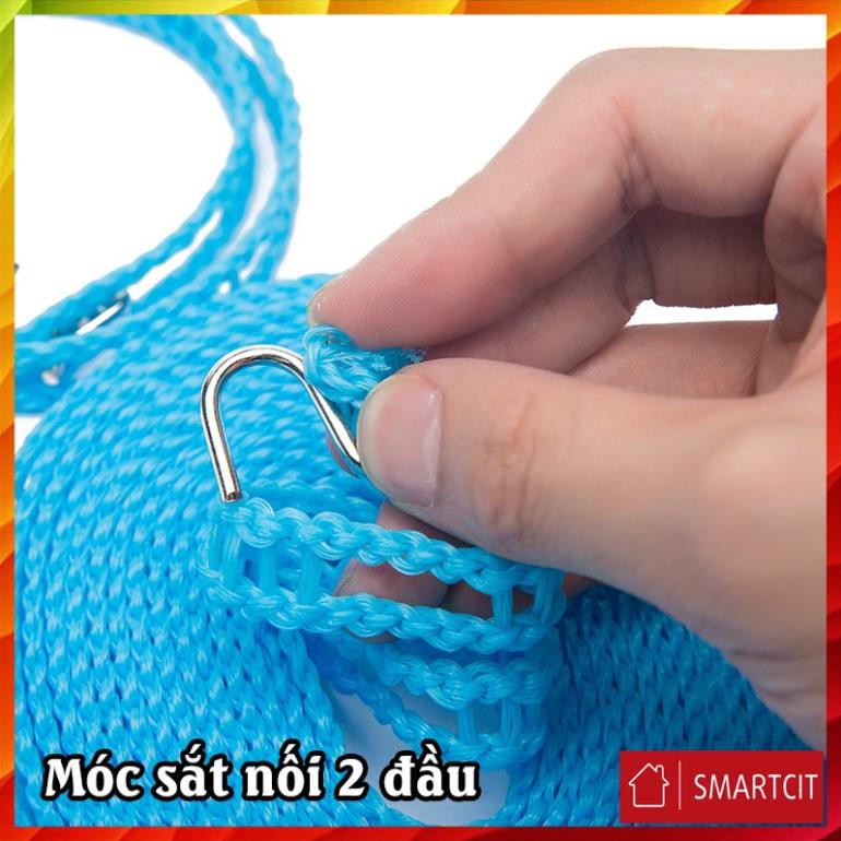 Dây phơi đồ thông minh không cần cặp có móc 2 đầu
