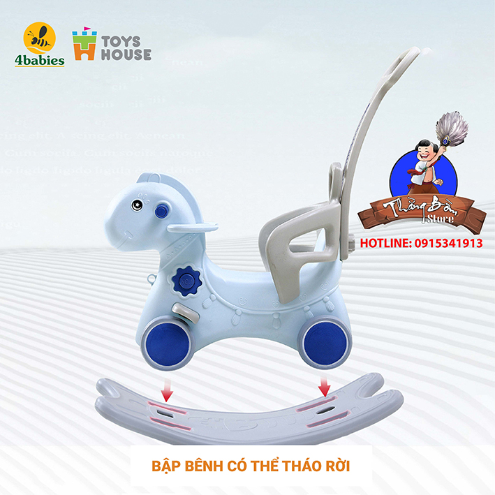 Ngựa bập bênh 3in1 Toys House WM19033