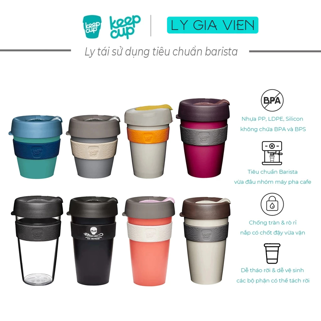 Cốc Nhựa Chịu Nhiệt KeepCup Original
